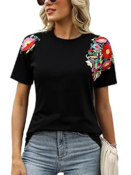 embroidery tops for women