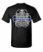 K9 Thin Blue Line Prayer T-Shirt