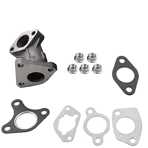 JJing Muffler Exhaust Pipe Kit for Honda GX340 GX390 GX420 11Hp 13Hp 16Hp Engine Harbor Freight Predator 420cc Champion 389cc 420cc 439cc Engine by JJing - Image 4