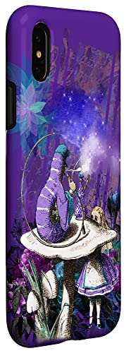 Iphone X/Xs Caterpillar Mushroom Hookah Steampunk Alice In Wonderland Case #TOP2