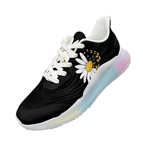 Chaussures de course pour femme soulageant les pieds sensibles avec coussin d'air chaqlin