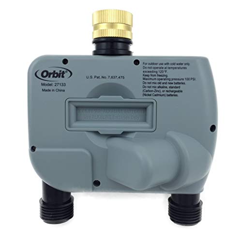 Orbit Dual Valve Digital Watering Hose Timer - Water Faucet Hose Bib Timer #TOP1