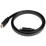 SilverStone Tek Premium Flat 1500mm HDMI Cable with 24k Gold-Plated Connector CPH02B-1500