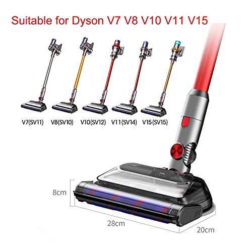 Testine Elettriche For Pavimenti Asciutti E Bagnati. Compatibili Con Dyson V11, V7, V8, V10, V15. Ricambi For Aspirapolvere E Lavapavimenti. - 6