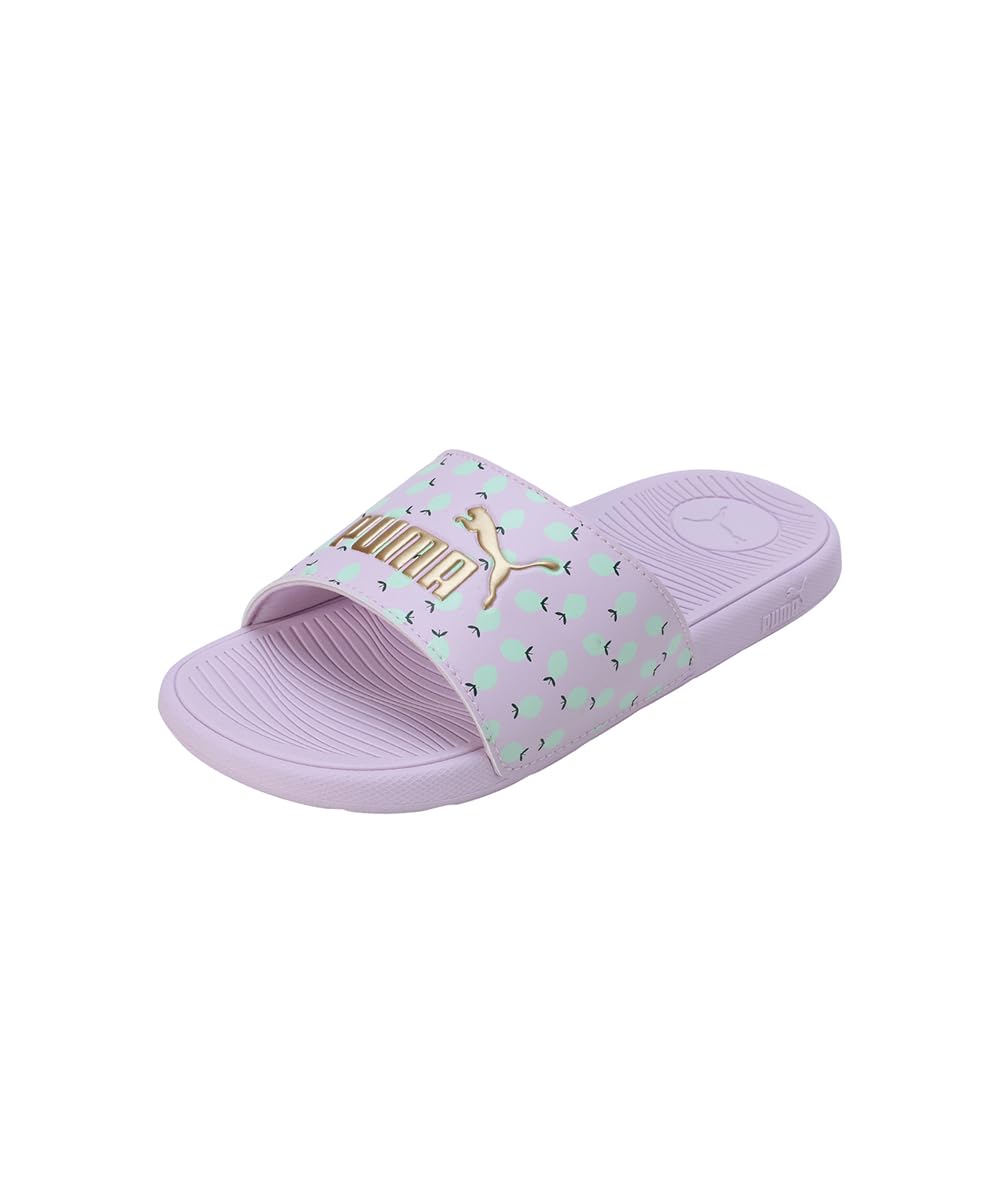Puma Girls Cool Cat 2.0 Lemon Jr BX Grape Mist-Rose Gold-Fresh Mint-Vine Slide - 4 UK (39565601) (B0CR3RN76C) Amazon Price History, Amazon Price Tracker