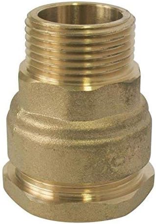 SOMATHERM FOR YOU Threaded Coupler PE Brass ACS/Diameter 40-33X42(1.25 Inches)/Thread (Male), Grey, M 33/42 (1"1/4) - Image 4