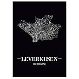 JUNIWORDS Stadtposter - Wähle Deine Stadt - Leverkusen - 