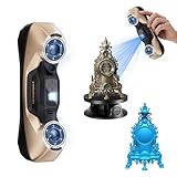Revopoint MetroY Ultra 3D Scanner, 0.01mm Precision Blue Laser, Up to 90 FPS High-Speed, Wi-Fi 6 Wireless, Outdoor Scanning, Full-Color Scan for Reverse Engineering & 3D Printing, Standard Edition