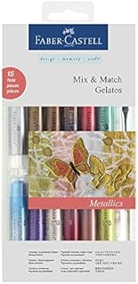 Faber-Castell Gelatos Mix and Match Crayon - Metallic Set of 12