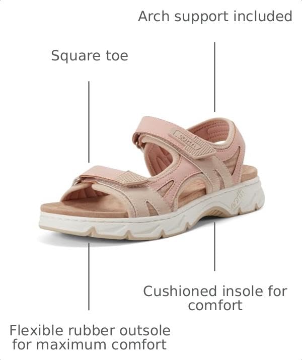Earth® Venny Casual Slingback Flat Sandals, Light Natural 110, 9 W by Earth - Used condition - Image 3