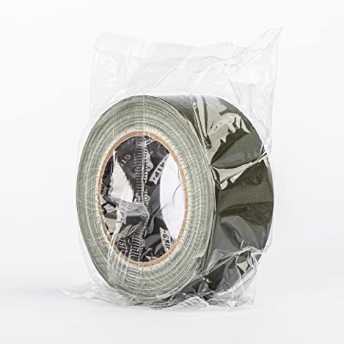 GRIP Eventbasics Gewebeband olivegrün, 50 mm x 25 m, Gaffa Tape olive GT 571, sehr hohe Klebkraft, Profi Gewebeklebeband zum Markieren, Basteln, Befestigen, Reparieren uvm. im Innen- und Außenbereich