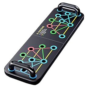 Push Up Board, SRIEEM Multi-function Detachable Push Up Bar, Portable Push up Handles for Floor，Portable Home Gym Workout Equipment for Men and Women