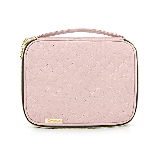 Yarwo Crochet Hook Case, Travel Organizer Holder For Crochet Hooks, Circular Knitting Needles, Knitting Needles (Up To 8") And Other Supplies, Dusty Rose (Bag Only, Patented Design) #TOP7