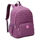 Mochila Kika Soft Costa Feminina Grande Escolar Faculdade (Roxo)