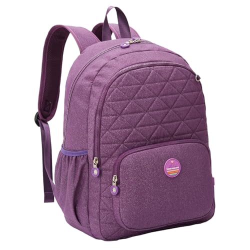 Mochila Kika Soft Costa Feminina Grande Escolar Faculdade (Roxo)