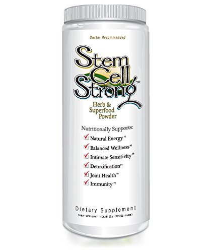 Stem Cell Strong Superfood - Immunity, Joint Support, Energy, Inflammation, Hormonal Function - Made with Organic, Vegan, Non GMO, Whole Raw Food Ingredients