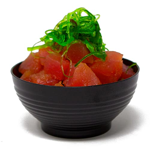 Cmjj Gourmet Inc. 600 Pack 3 Oz. Asian-Style Black Mini Plastic Bowl For Appetizer Bowls And Disposable Dessert Bowls Professional-Grade Recyclable Disposable Mini Dessert Cup For Appetizers #TOP22