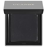 UCANBE Black Single Eyeshadow Palette, Highly Pigmented Matte Eye Shadow Powder, Professional Long-Lasting Waterproof Makeup Palette