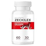 Hello Animal® Zeckilex - Zeckentabletten für Hunde - Zeckenschutz Hund - Pflanzliche Formel ohne Zusätze - Futterzusatzmittel mit Wermutkraut Extrakt - 60 Tabletten