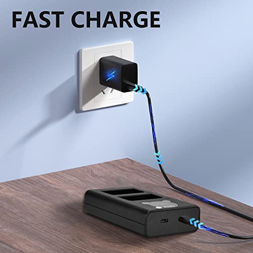 DSTE EN-EL25 - Cargador rápido dual USB compatible con cámara Nikon Z Series Z50 Z 50 - imagen 7