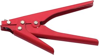 Nylon Cable Tie Tensioning and Cutting Tool for Plastic Fasteners Heavy Duty Wire Tie Installer Adjustable Tension for Cable Management and Organization
