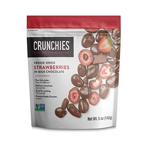 Crunchies Milk Chocolate Covered Freeze-Dried Strawberries (Strawberries) Cover