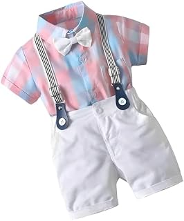SNSD_Kids Boys Printed Cotton Short Sleeve Collared Neck Ethnic Wear Spandex Shirt & Shorts with Bow tie Price In India