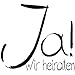 Produktbild Rayher - 2872700 - Stempel , Ja! Wir heiraten , 6x6 cm