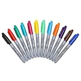 12pcs marqueurs de peau pour tatouage corporel,crayon dermographique,stylo tatouage,feutre...