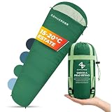Zenacross Sacco a Pelo Estivo 900g Compatto Campeggio Verde