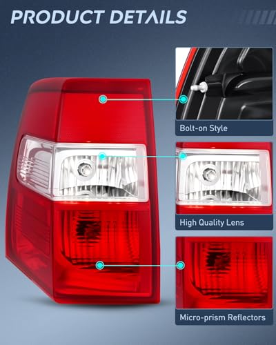 Image of Nilight Taillight Assembly for 2007-2017 Ford Expedition Driver Side