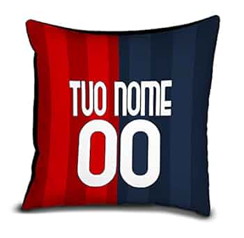 Cuscino Personalizzato Napoli Calcio, 40x40 Cm, Con Nome E Numero, Stampa Sublimatica - 9