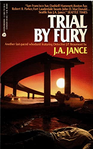 Trial by Fury (J. P. Beaumont Mysteries, No. 3)... 0380751380 Book Cover