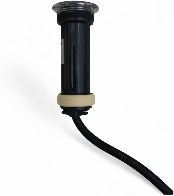 AquaChrome 1.5 Inch RGBW LED Pool Light – 12 W Nicheless Inground Pool Replacement for Pentair GloBrite –100ft Cord, 12 VAC Low-Voltage, IP68 Waterproof, Intertek Certified- Wide, Soft Spread Light