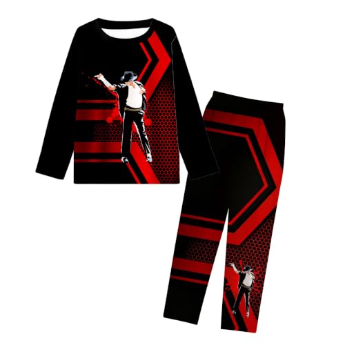 Kids Boys Girls Cool Long Sleeve Clothes Set T-shirt Pants Casual Outfits
