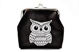Nodykka Pu Leather Coin Purse Cute Animal Owl Wallet Bag Change Pouch Gifts for Women Kids Girls Key