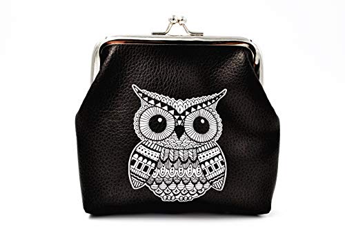 Nodykka Pu Leather Coin Purse Cute Animal Owl Wallet Bag Change Pouch Gifts For Women Kids Girls Key Holder #TOP3