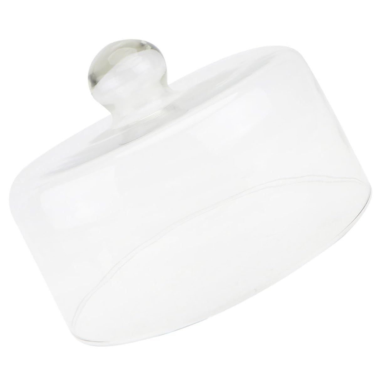 Couvercle en Verre pour Gâteau Dôme à Gâteau Réutilisable Support Solide pour Buffets et Dîners Protection Alimentaire la Poussière