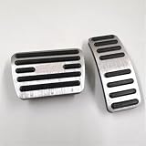 Para MG S5 MGS5 EV ES34 2025 Pedal Freno Gas Para MG S5 MGS5 EV ES34 2025 Reposapiés Goma Antideslizante Aleación Sin Perforaciones Con Almohadilla Protectora Pedales Antideslizantes(C)