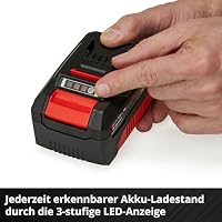 Original Einhell Starter Kit 2X 4,0 Ah Akkus und Twincharger Power X-Change (Li-Ion, 18 V, 75 min Ladezeit, passend für alle Power X-Change Geräte) – Ansicht 6