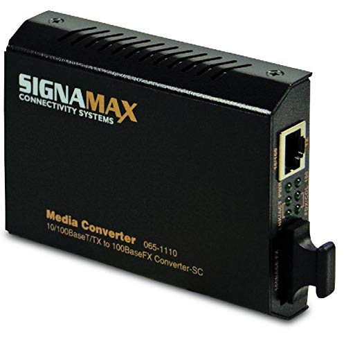 065-1100 10/100BASET/TX to 100BASEFX ST, 2KM, Media Converter, MULTIMODE