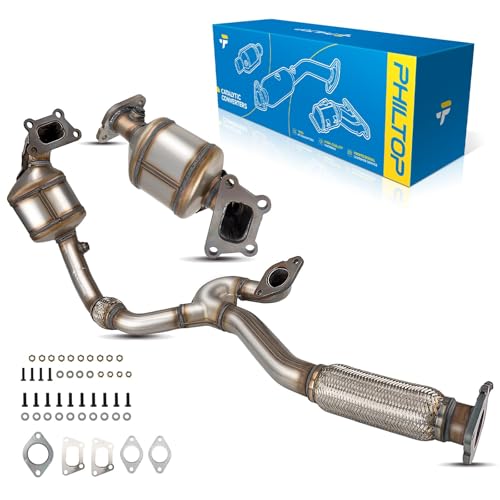 PHILTOP Direct-Fit Catalytic Converter Kit W/Gasket Compatible with Cadillac SRX
