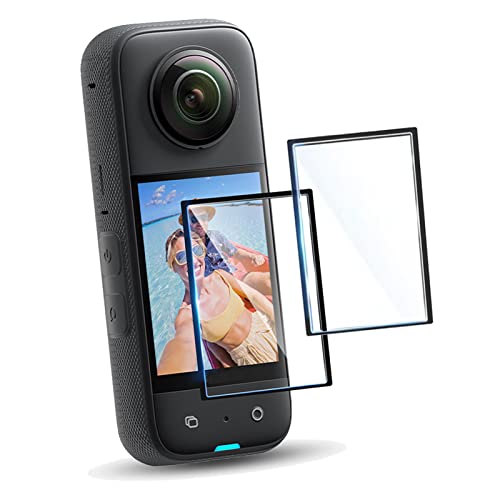 One X3 Lot de 2 films protecteurs d'écran pour caméra d'action Insta360 One X3 incurvés 9H Cover