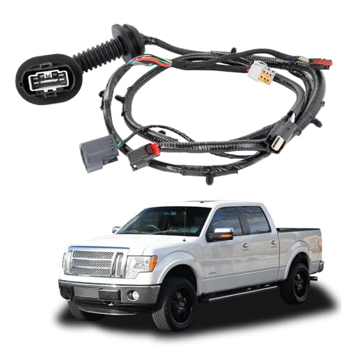Left Rear Driver Door Harness with Heated Seat Compatible with 2010-2014 Ford F150 FX2 FX4 Lariat Platinum, SVT Raptor, Limited Crew Cab Door Wiring Harness Replace AL3Z-14631-AAA AL3Z14631AAA