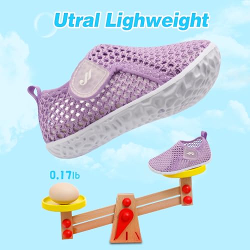 Baby Toddler Water Shoes Socks Summer Shoes for Baby Water Sandals Purple 18-24 Months