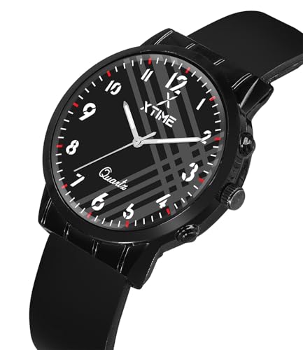 Image of XTIME Analogue Wrist Watch Round Dial & Softest Resin Strap for Men's & Boys