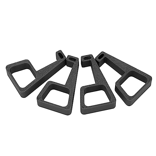 4pcs Game Console Horizontal Stand, Prevent Slip Cooling Feet Console Heightening Bracket, Simple Feet for Pro (Black)