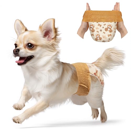 Dono Pañales desechables para perras con cintura elástica, 20-60 unidades, pañales desechables para cachorros en el período de celo, a prueba de fugas de 360°, pañales súper absorbentes para cachorros