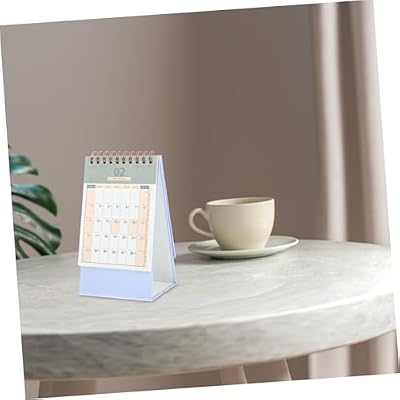 Desk Calendar Minimalist Desktop Calendar for Office and Home Use Daily Month Planner Aesthetic Design Yearly Schedule Chic and Portable for Easy Organization