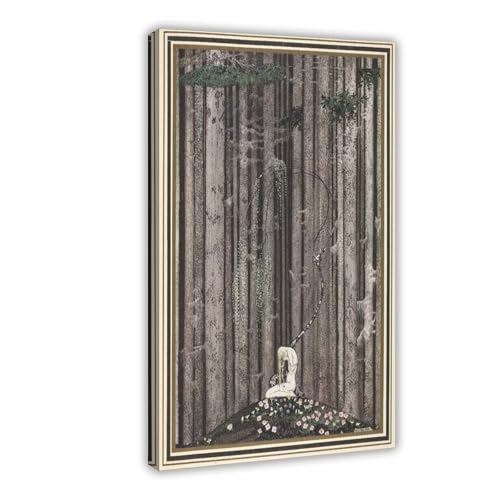 Toile In The Midst of The Gloomy Thick Wood Kay Nielsen habiller un mur de bureau vide